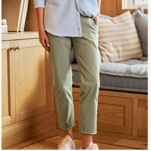 Frank & Eileen Wicklow The Italian Chino Performance Twill Pants Green Size 8